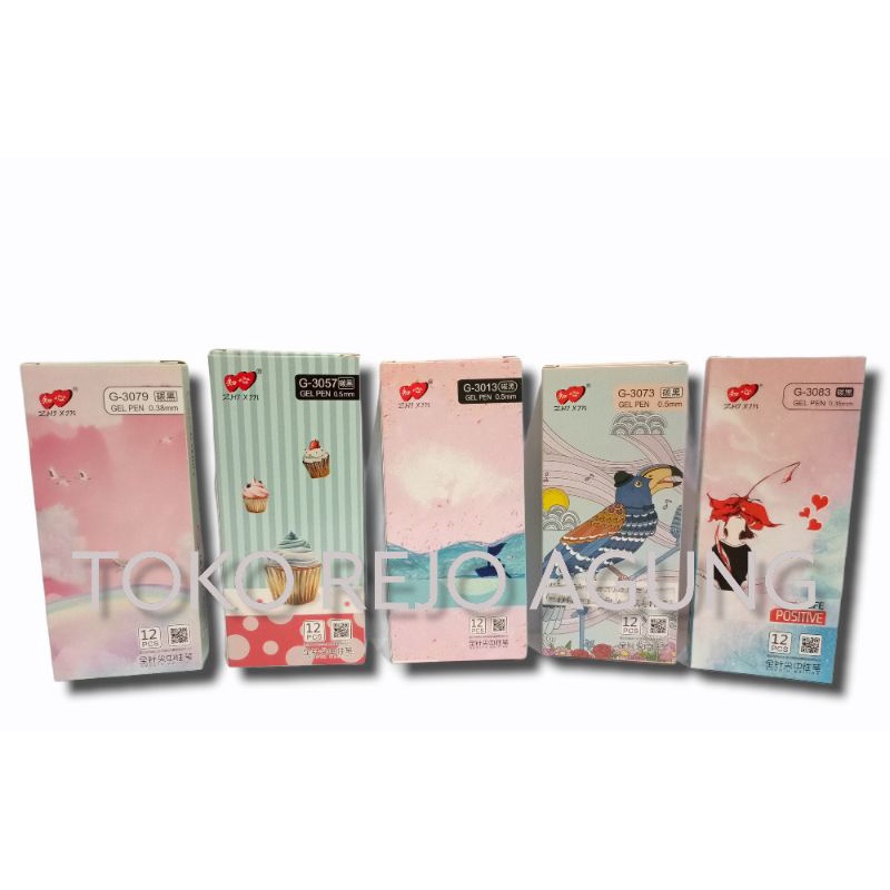 

SATUAN ( 1 PCS ) pulpen Gel Pen Lovein Zhi Xin