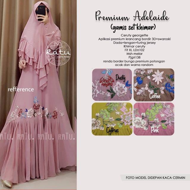 Premium adelaide syari ori Ratu