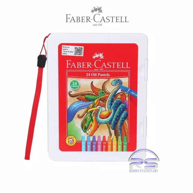 

Faber Castell Hexagonal Oil Pastels 24 Warna /ORIGINAL