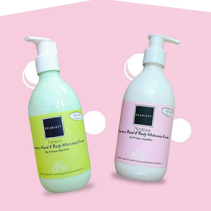 Jual SCARLETT FRAGRANCE HAND & BODY WHITENING CREAM/ BODY LOTION / BODY