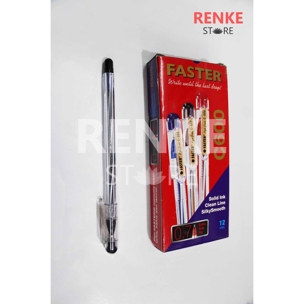 

Pulpen Faster C600 0.7mm - Pena / Ballpoint / Bolpen