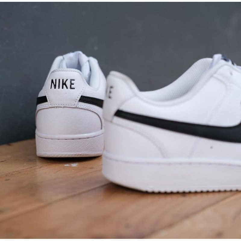 NIKE COURT VISION LOW WHITE BLACK