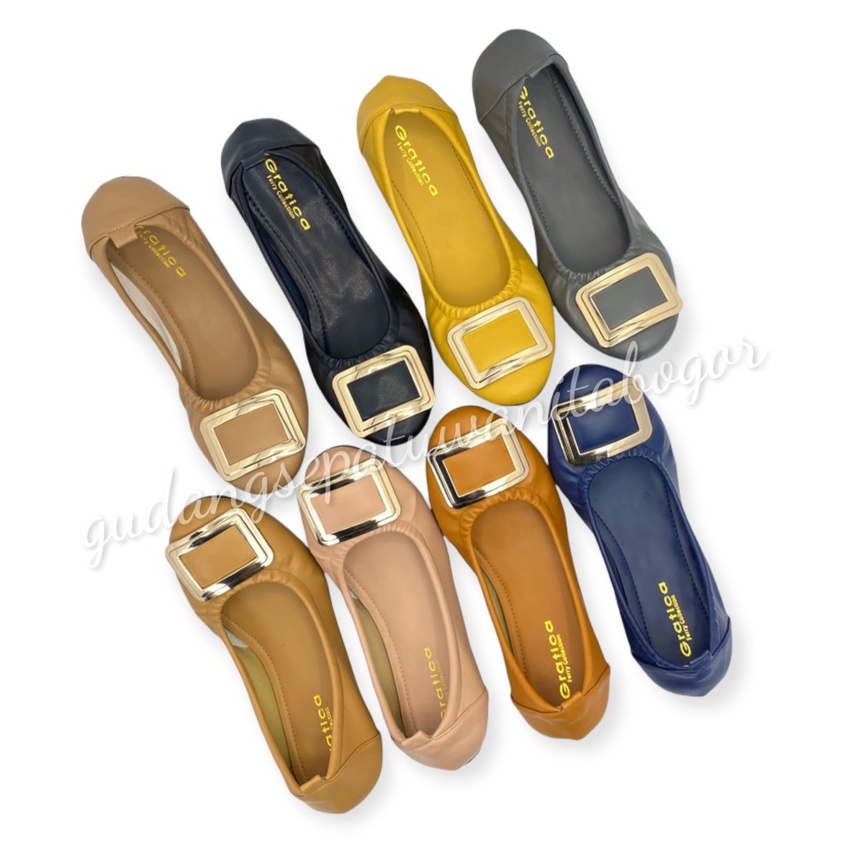 Gratica Sepatu Wanita Flat Shoes Wanita Belle AP 083