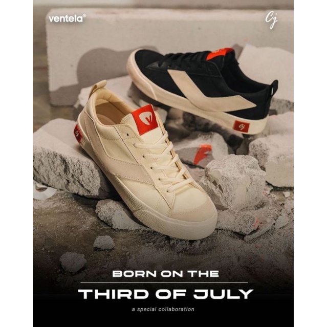 Ventela X CJ Chicco Jerikho Leaving A Legacy Black white & Cream 100% Original
