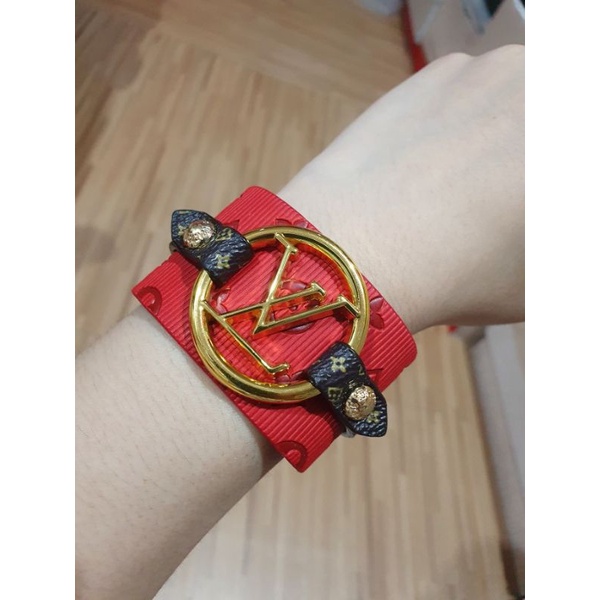 Gelang Kulit Branded Band Gelang  Kulit Premium Quality tidak berkarat Gelang fashion import 29
