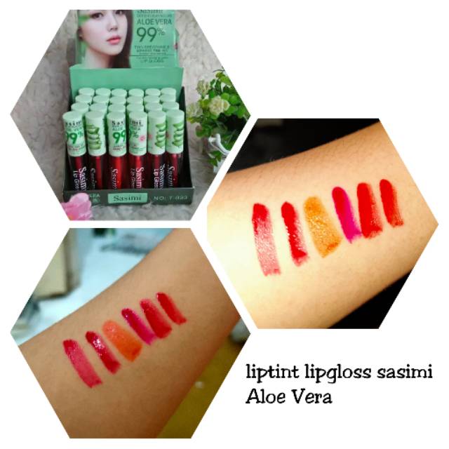 Liptint sasimi aloe vera