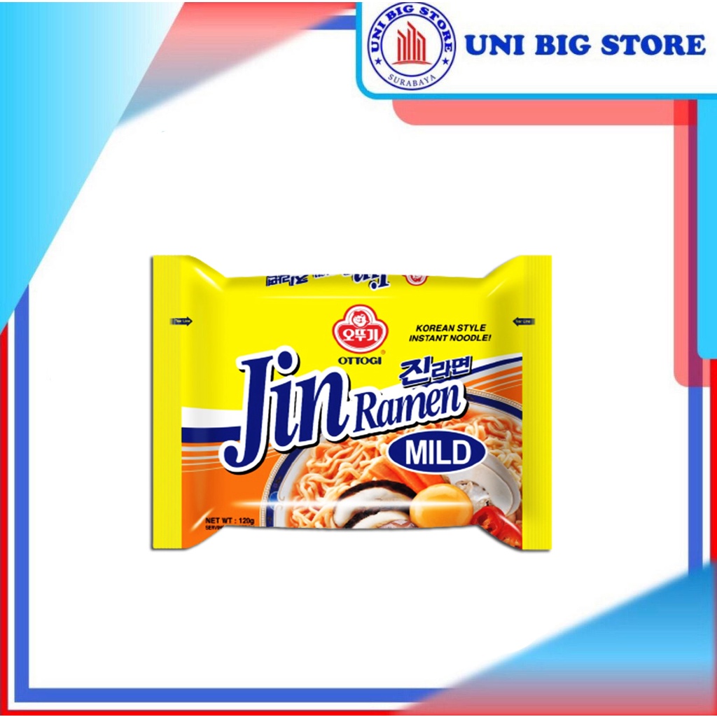 

Ottogi Jin Mi Ramen Mild 120 gr Mie Pedas Korea Ramyun Original