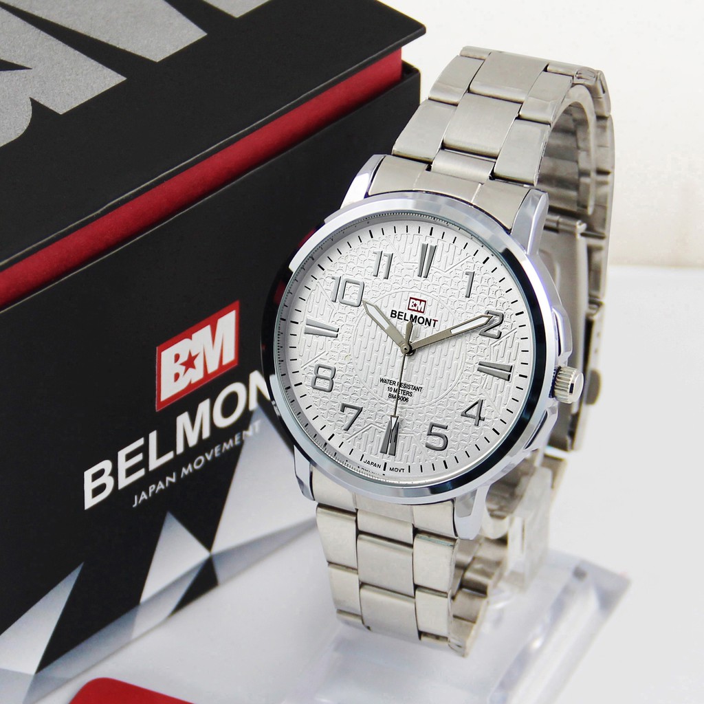Jam Tangan Pria Rantai BELMONT BM6006