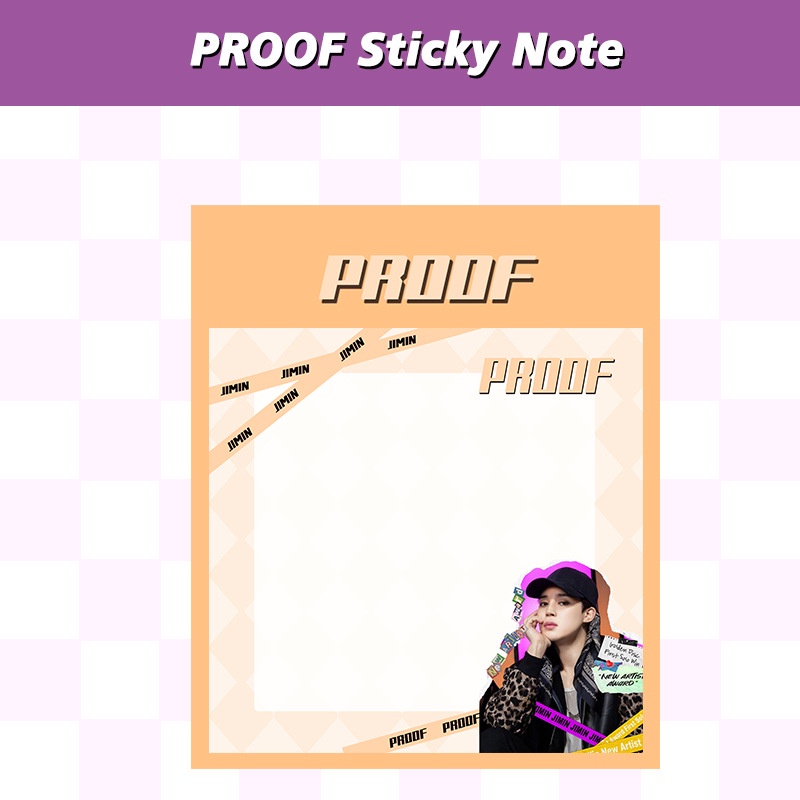 Sticky Note Motif Kpop BTS Untuk Sekolah / Kantor
