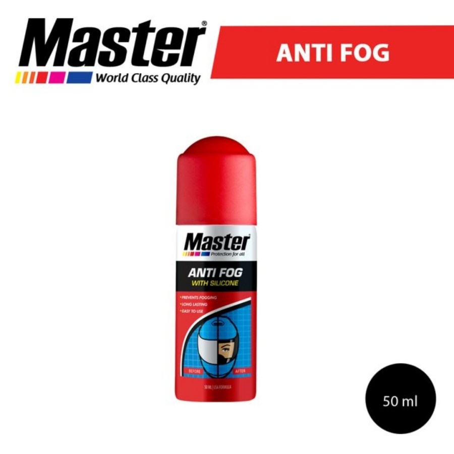 Master Anti Fog Spray (50 ml) Anti Embun buat Helm dan Face Shield