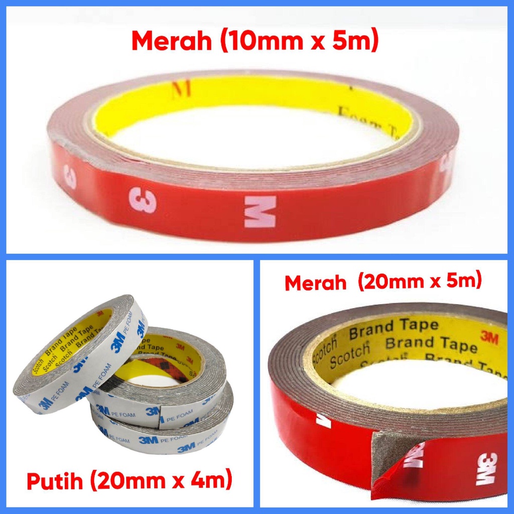 

DOUBLE TAPE 3M FOAM 2 CM x 4.5 METER