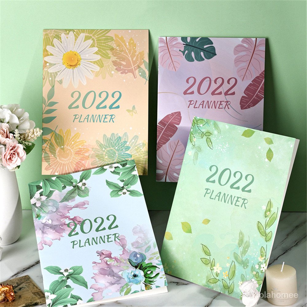 

AGOEE-Agenda 2022 Planner Stationery Organizer A4 Notebook Journal Office School Diary Sketchbook Daily No