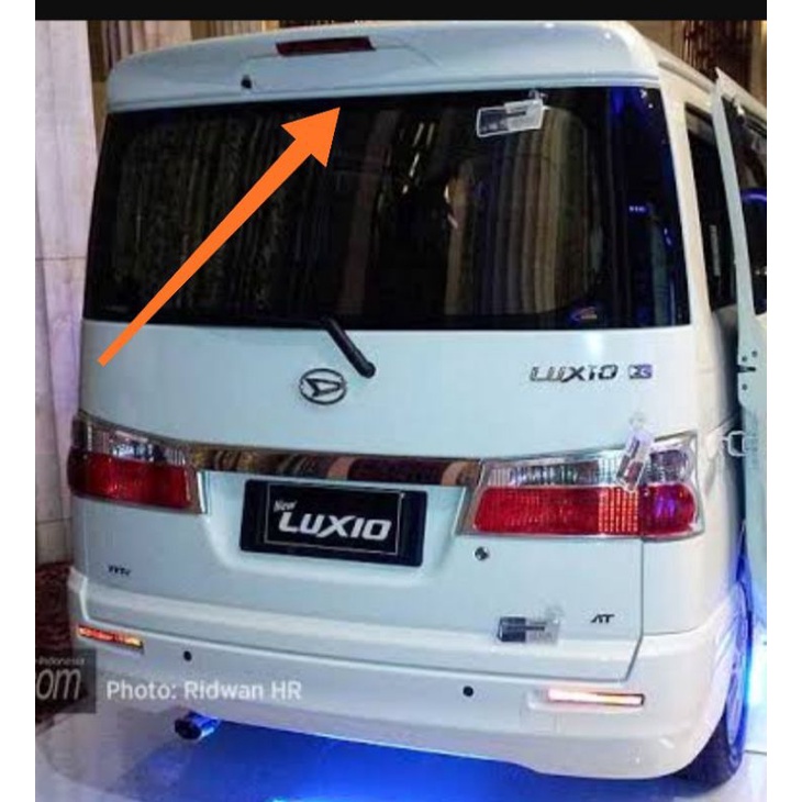 spoiler ori luxio baru lelangn