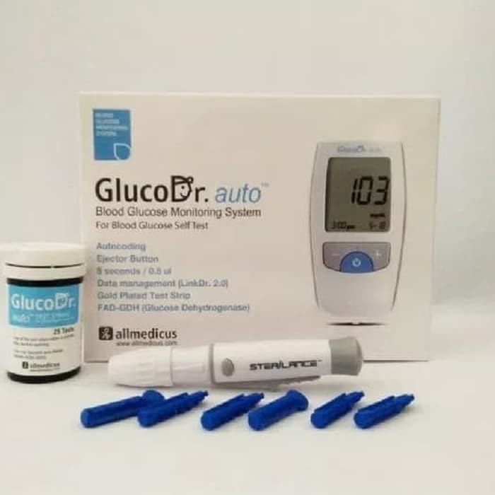 Unit GlucoDr Auto + 25 Strip