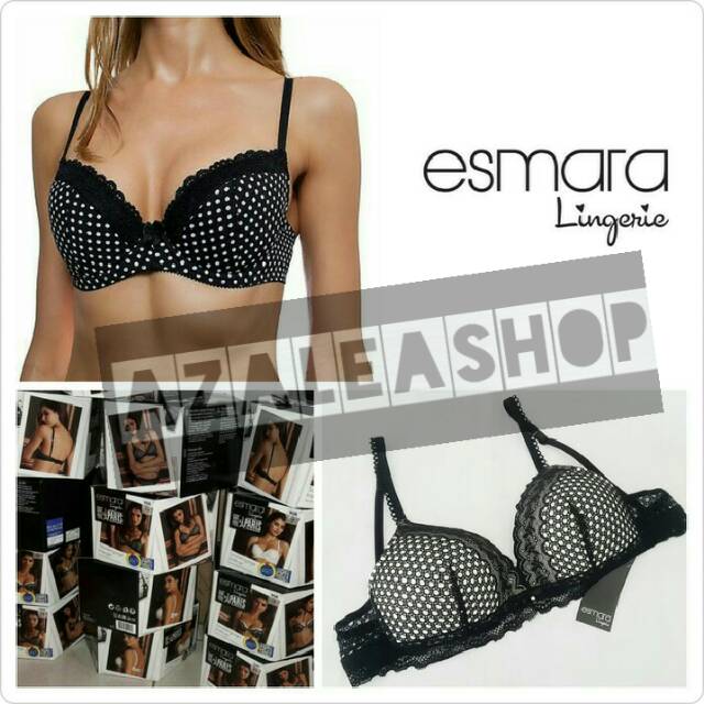 Bra Esmara Triangle Black
PUSH UP, TANPA KAWAT
