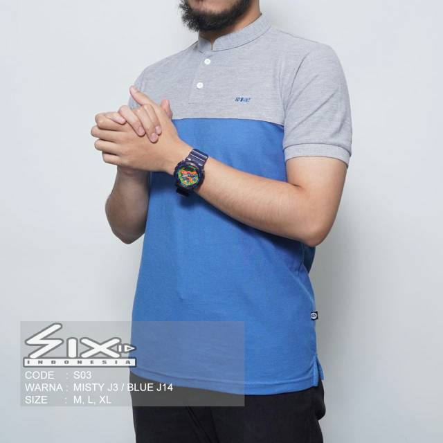 KAOS POLO / KAOS POLO KOMBINASI KAOS POLO SIX PROMO KAOS KERAH SHANGHAI KAOS POLO SHIRT PRIA