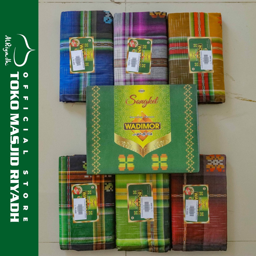 Sarung Wadimor Motif Songket Gerimis Pen