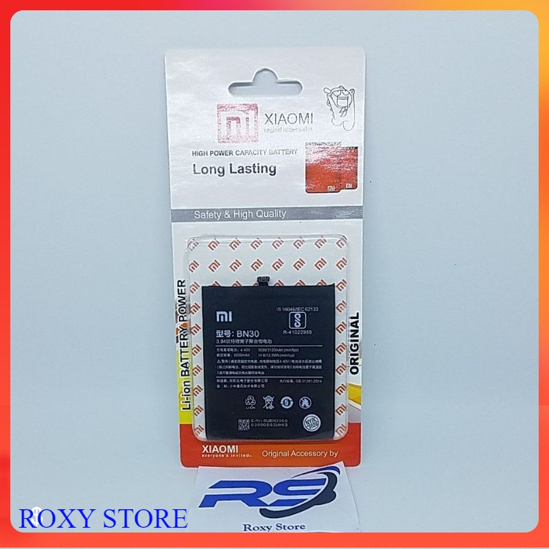 Battery Baterai Batre Xiaomi Redmi 4A 4A Prime BN30 Original