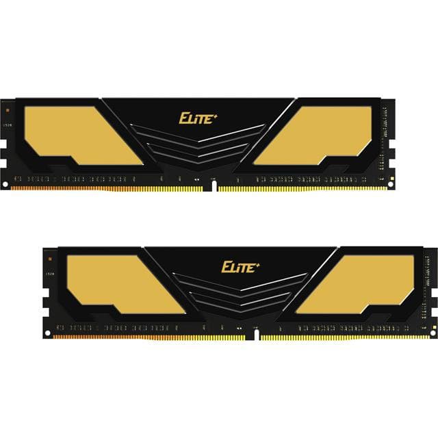 Memoryram Team Elite Plus Black DDR4 PC19200 2400Mhz Dual Channel 16GB (2X8GB)