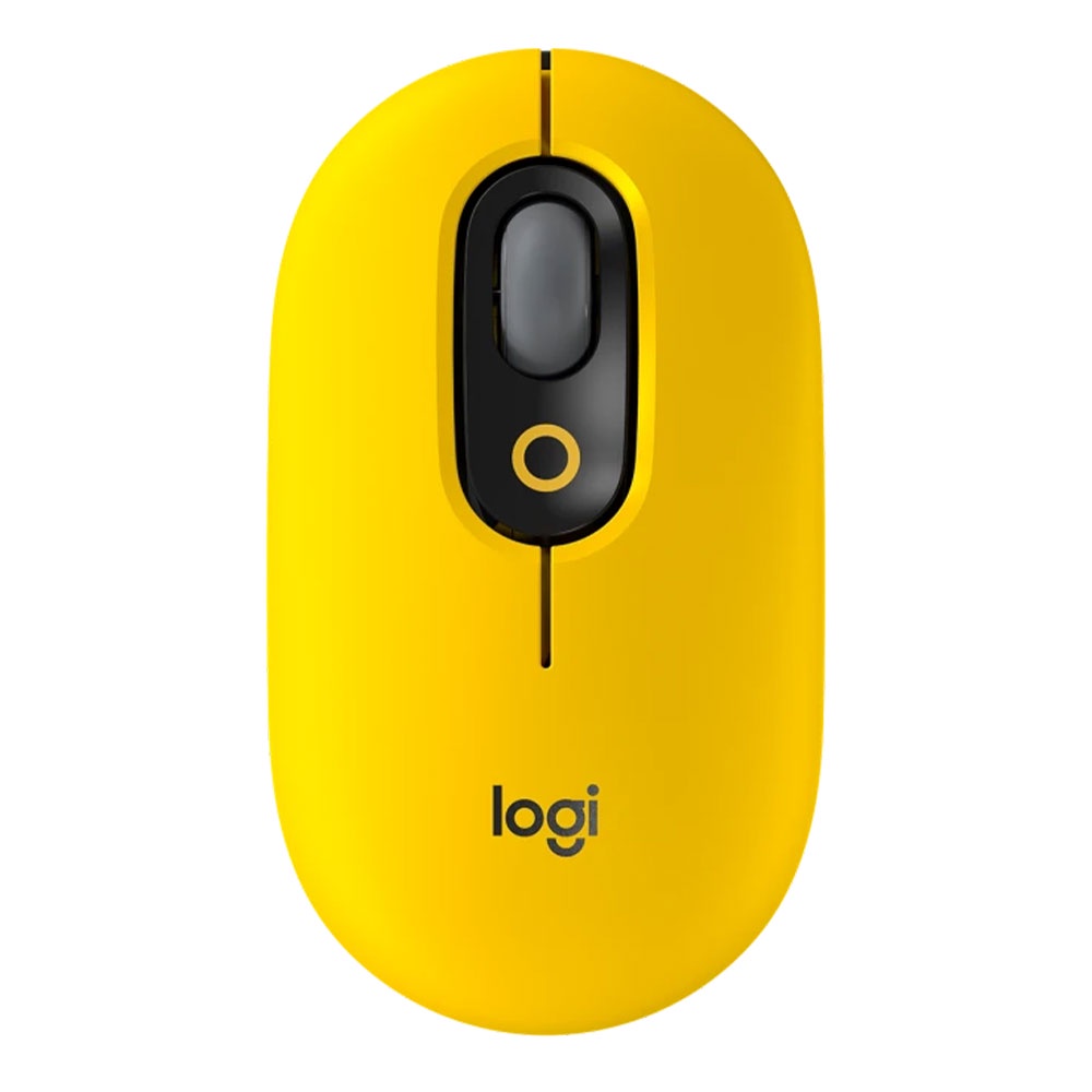 Logitech POP Mouse Wireless Bluetooth- Silent Touch with Emoji Key