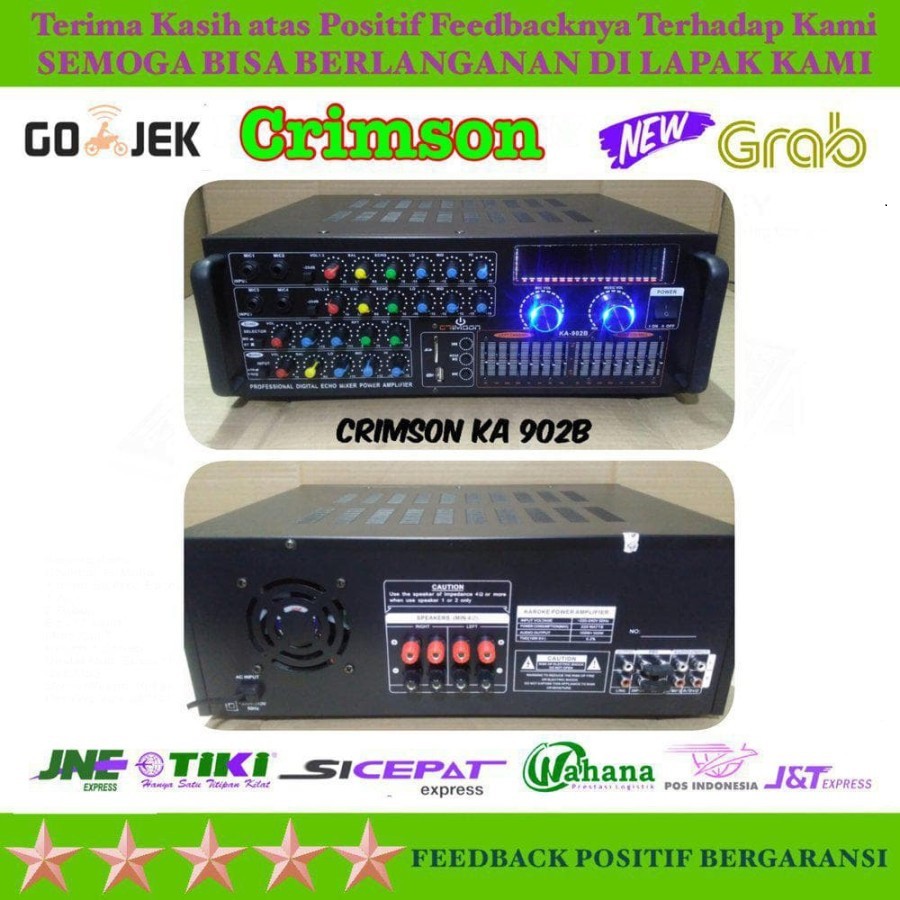 Amplifier Crimson KA 902 B Original Ampli Crimson Ka902b