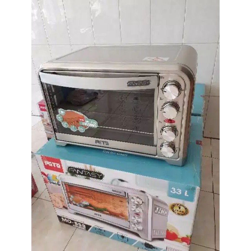 NEW MITO FANTASY2 FANTASY 2 ELECTRIC OVEN LISTRIK MO 888 DESIGN BARU 33 LITER 450 WATT BESAR LAMPU ORIGINAL GARANSI RESMI MITO