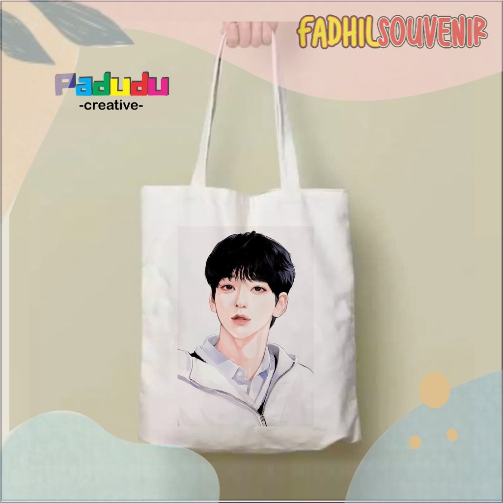 TOTEBAG RETRO Vintage Soobin TXT broken Aesthetic Tas Tote RESLETING Wanita | Pria Anime Fadhilsouve