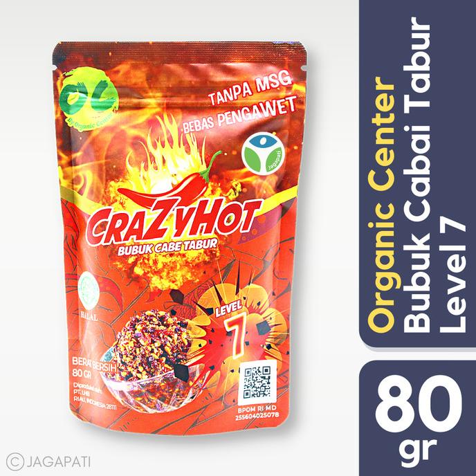 

Organic Center - Bumbu Titi Kamal Crazy Hot Lv 7 - Bubuk Cabai Pedas