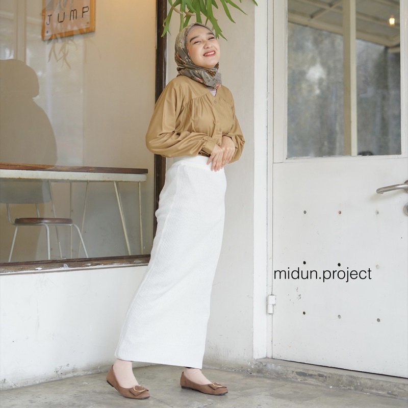 SKINNY SKIRT | ROK SPAN RAJUT PREMIUM | midun.project