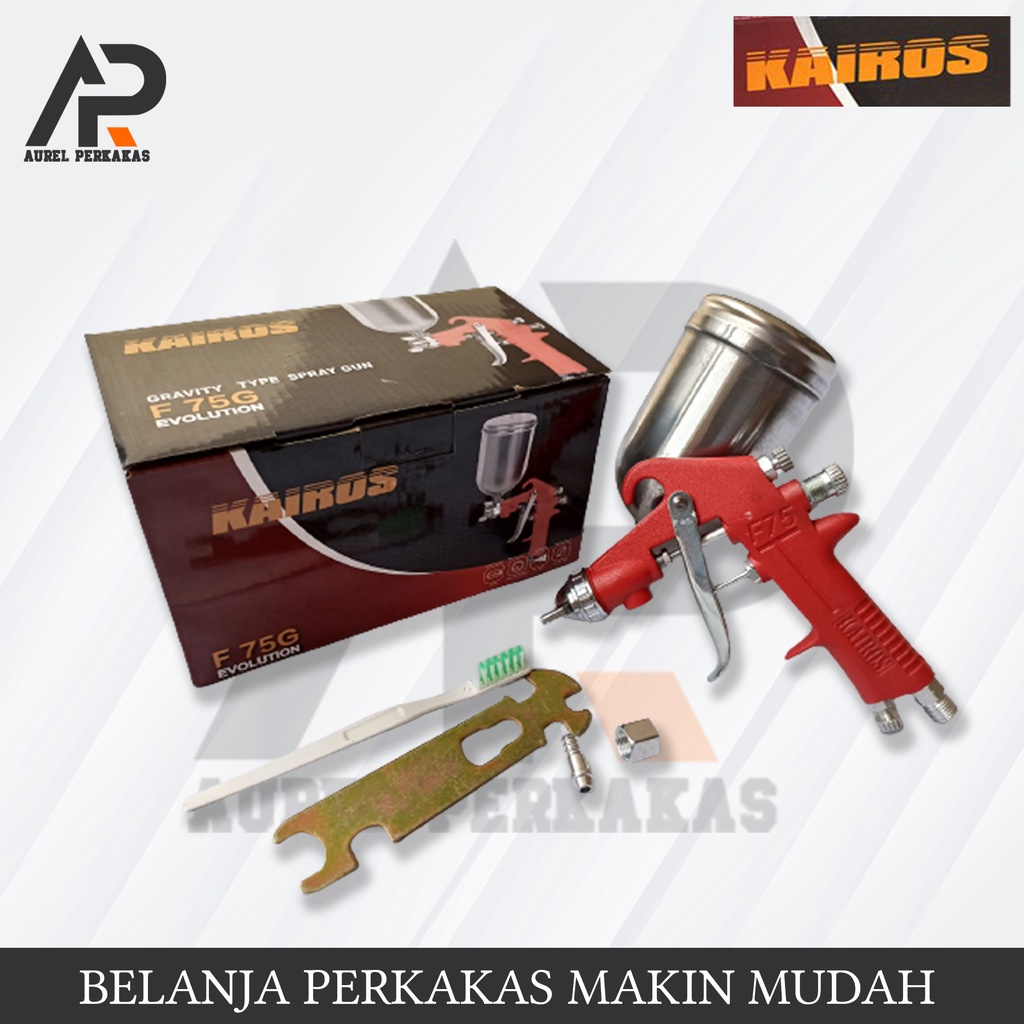 SPRAY GUN F 75 TABUNG ATAS ALAT SEMPROT CAT SPRAY GUN F 75