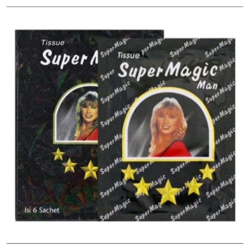 Tisu Magic Tissue Super Magic Man Antiseptic Original