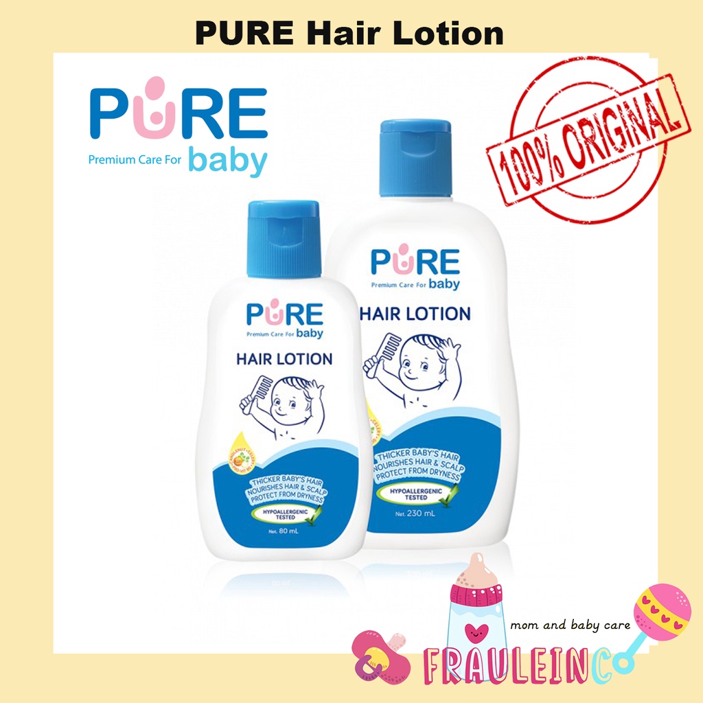 Jual *FRAULEINCO* Pure BB Hair Lotion - 230mL 80ml / Hair Lotion Baby ...