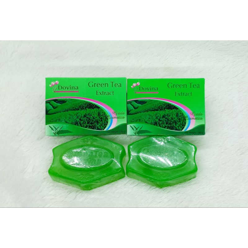 [ 𝗢𝗥𝗜 𝗕𝗣𝗢𝗠 ] Sabun Dovina Green Tea 100 Gr