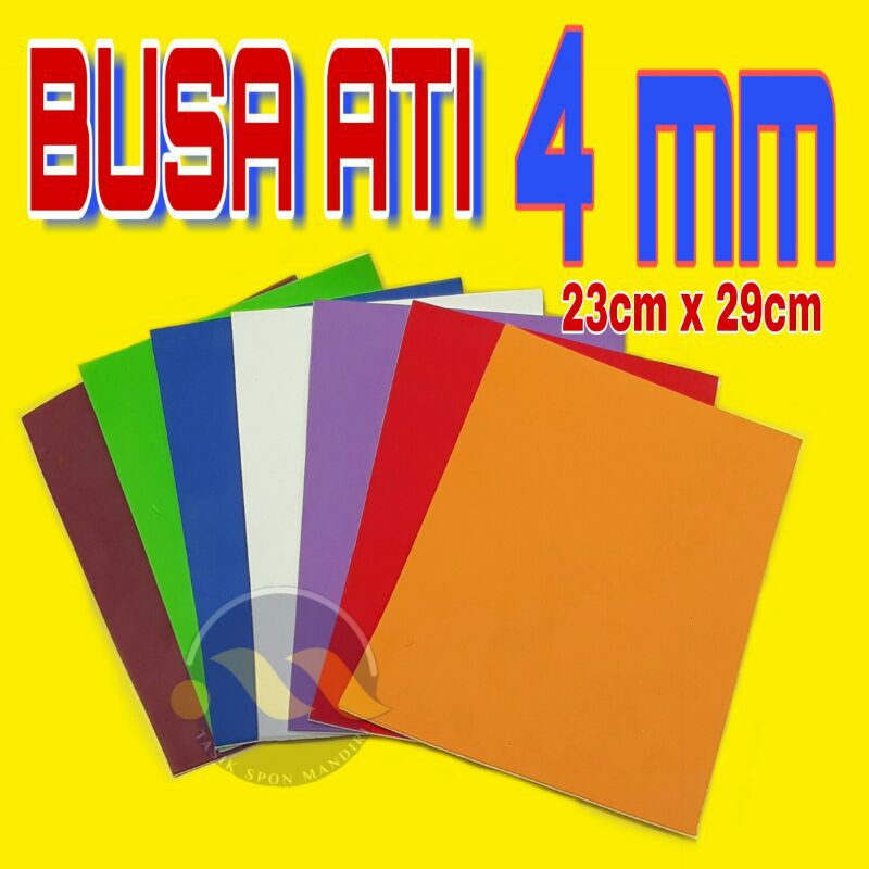 BUSA ATI 4MM 23cm x 29cm / EVA SPON