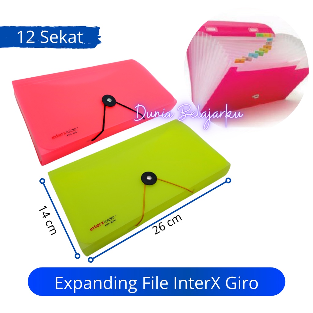 

Expanding File Giro Tali InterX Map Harmonika Kecil Interx 12 Pocket