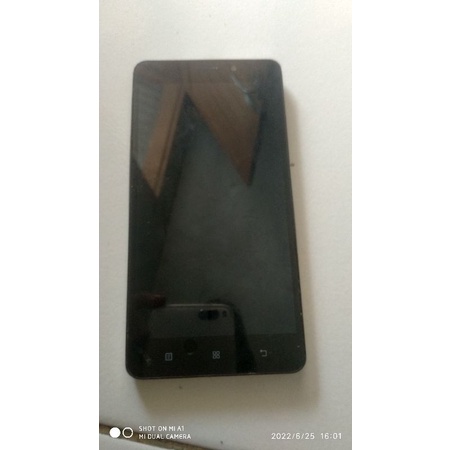 Lcd Touchscreen+ Tulang Frame Dan Backdoor Lenovo A7700 Original Cabutan