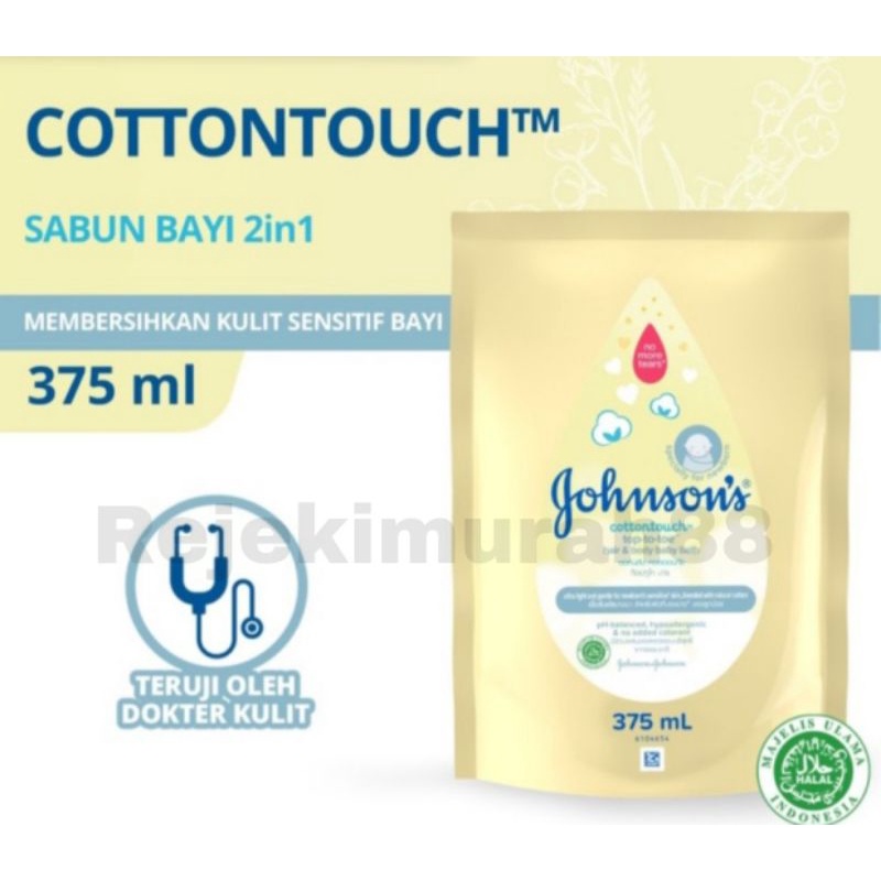 Johnson’s CottonTouch Hair &amp; Body Bath Refill 375 ml