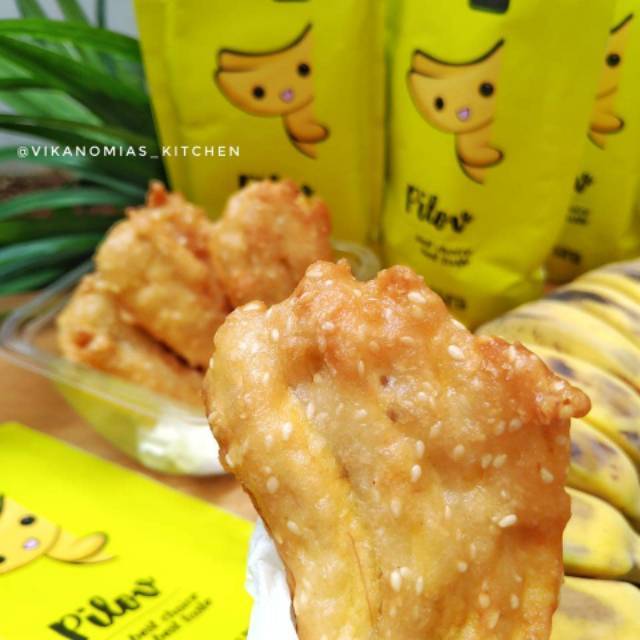 

Pilov / Tepung pisang goreng Thailand / Thai Banana Fritters / Tepung Crispy / Tepung pisang goreng