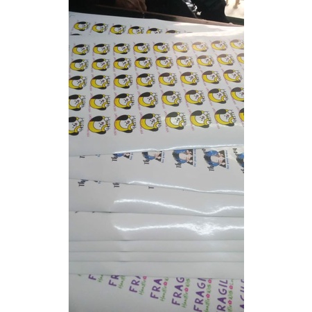 (10 pcs) Stiker Segel Korean style Stiker Perlengkapan Packing Dus Hampers Thankyou Open Me Bts BT21 By Aqilsolution