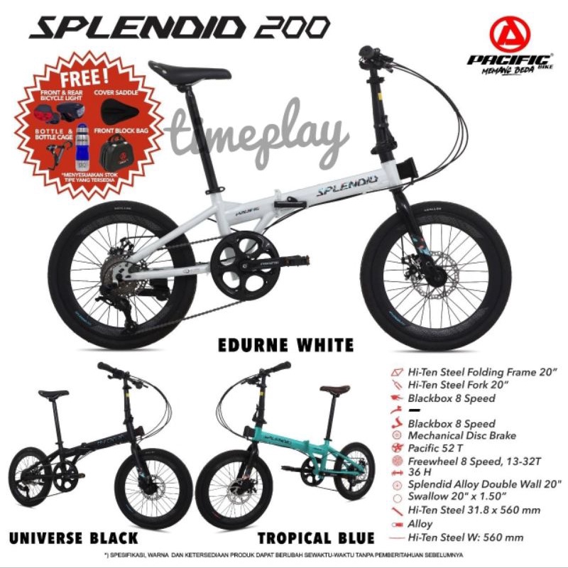 Pacific SPLENDID 200 Sepeda Lipat Folding Bike