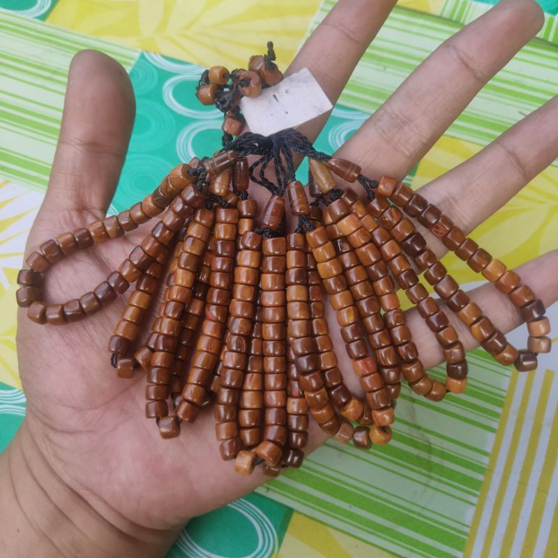 Gelang kauka kaukah marjan 27 butir SD-SMP coklat original kokka kaoka kauka kaokah