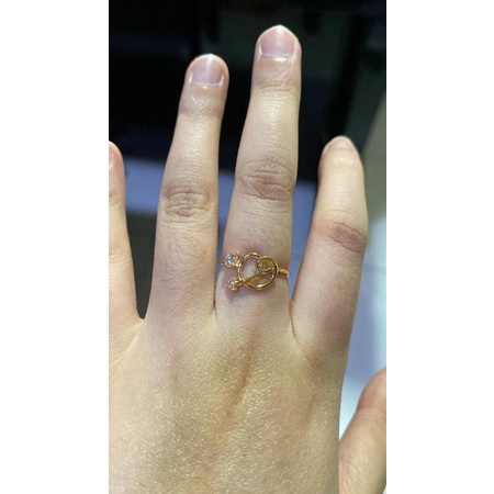 CINCIN UBS MILLIE MOLLY DEWASA WANITA EMAS ASLI KADAR 375/8K FASHION MURAH RINGAN