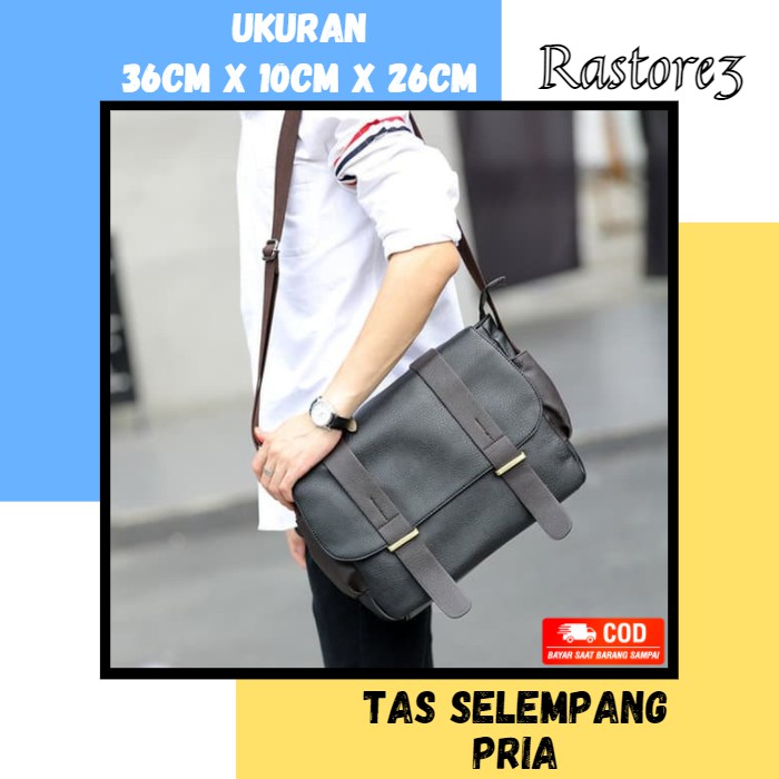 TAS SELEMPANG PRIA TAS SANDANG LAKI LAKI TAS COWOK TAS KULIT COWO br 187