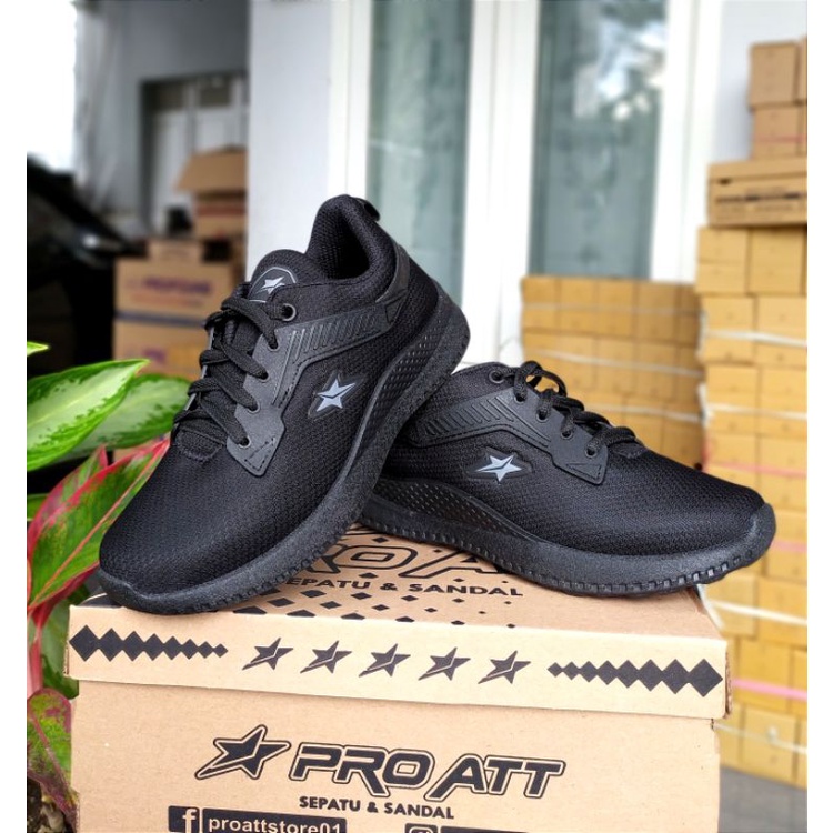 Sepatu sekolah hitam PRO ATT TEC / PRO ATT MR 850 / PRO ATT PMS /PRO ATT MG 35-38