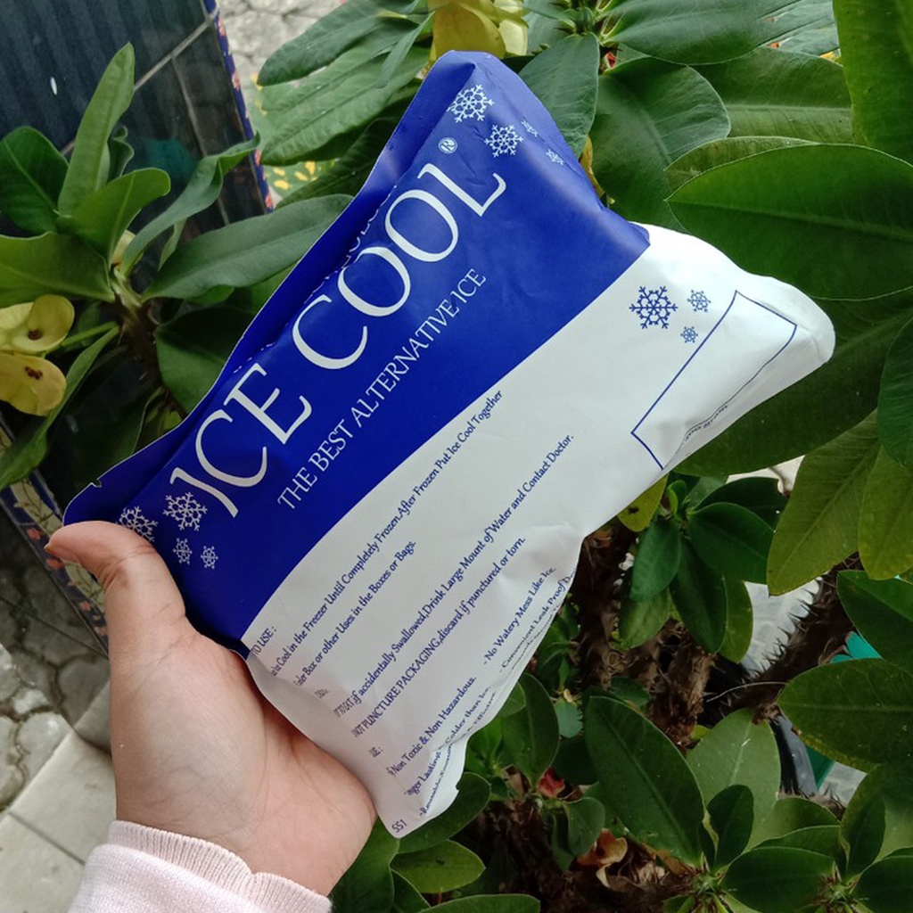 ice cool ice gel pack 500 gram pendingin dan penghangat asi makanan bayi gel pendingin minuman es jell pack