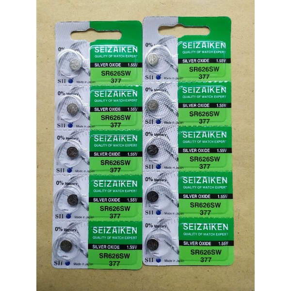 BATERAI  SEIZAIKEN ORIGINAL SR 626 SW ATAU SR 377 SW