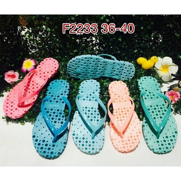 F2233 sendal sandal jepit luofu sponge