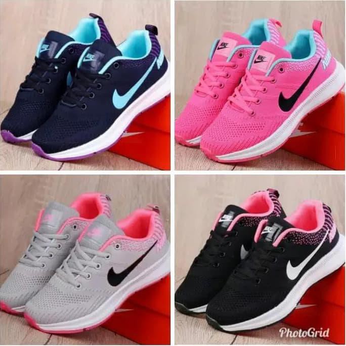 Pengiriman Cepat Sepatu Sport Wanita Nike Zoom X4 - Hitam, 38 DISKON