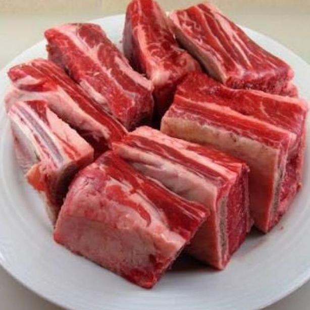 

Iga Sapi Kualitas Super Daging Tebal Beef Short Ribs 1Kg 1 Kg Mr.Store83