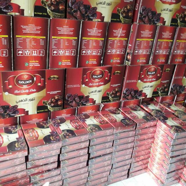 

Kurma khalaz Golden date kemasan 1kg new stok